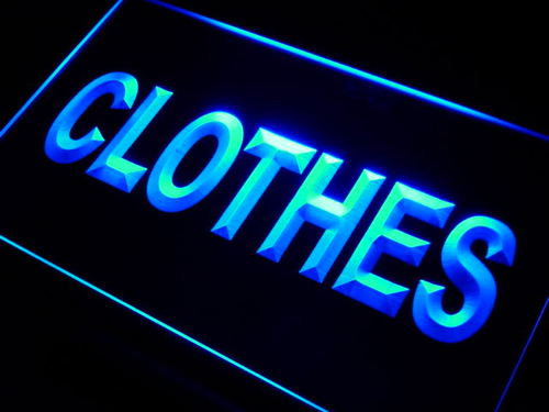 Clothes Shop Neon Light Sign